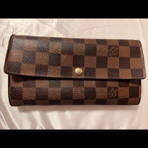 Louis Vuitton Damier Ebene Sarah wallet